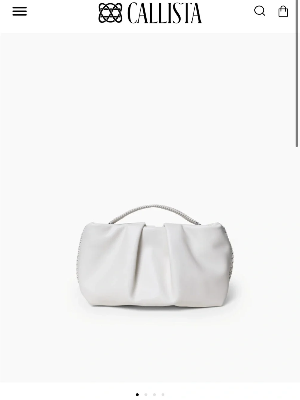 Callista Pleated Clutch